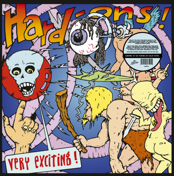 HARD-ONS (ハード・オンズ) - Very Exciting! (Italy 正規再発「500枚限定レッドヴァイナル」LP/ New) '03年作!