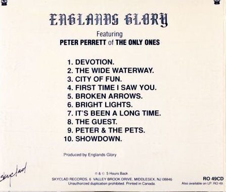 ENGLANDS GLORY (イングランズ・グローリー) - Legendary Lost Recordings (US 限定再発 CD/ New)