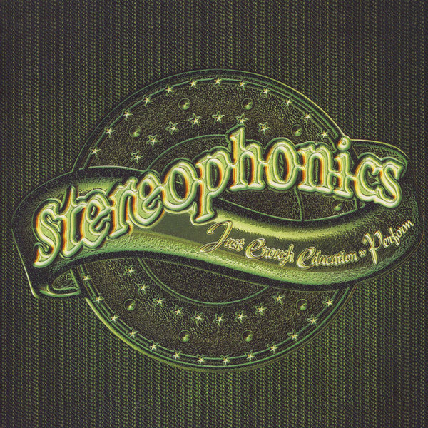 STEREOPHONICS (ステレオフォニックス) - Just Enough Education To Perform (UK/EU 限定復刻再発 LP/NEW)