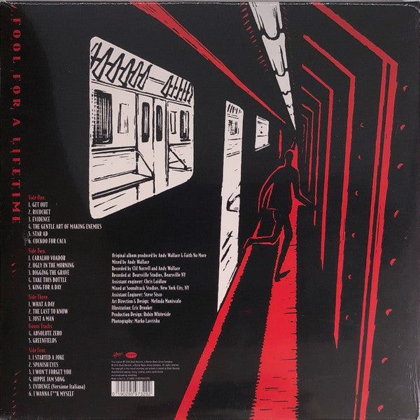 FAITH NO MORE (フェイス・ノー・モア) - King For A Day Fool For A Lifetime (EU 限定復刻再発180グラム重量 2xLP/NEW)