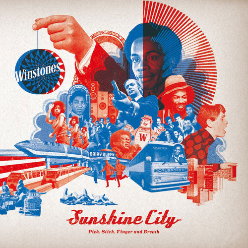 WINSTONES (ウィンストンズ) - Sunshine City (German 限定プレス LP / New) 待望の1stアルバムがアナログLP化 !