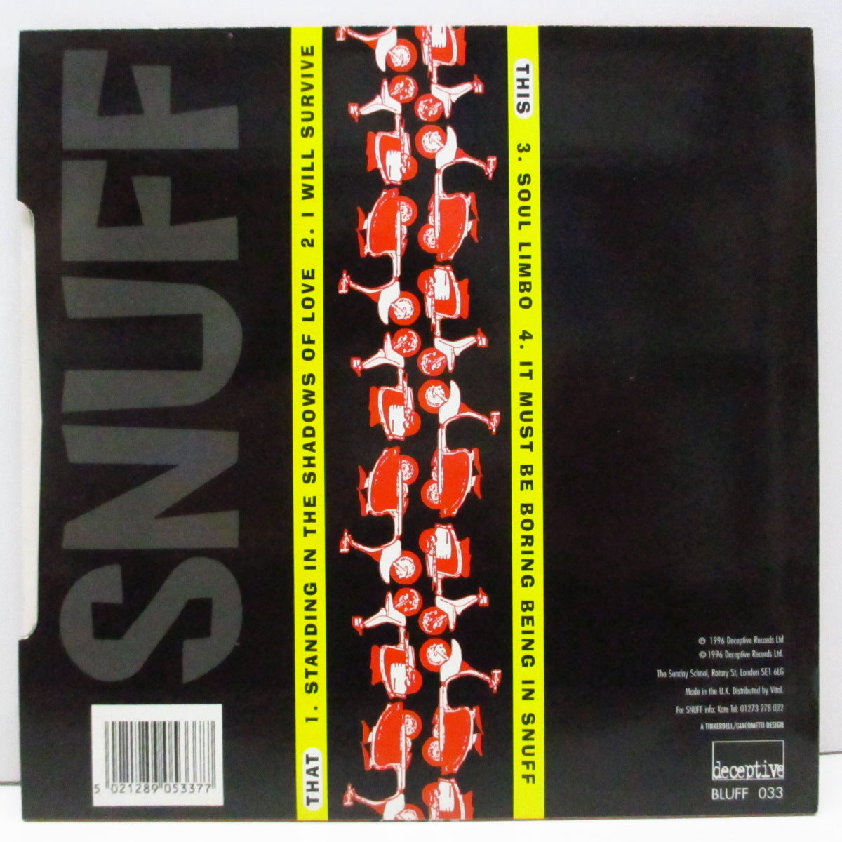 SNUFF (スナッフ) - Do Do Do EP (UK オリジナル 7"EP))