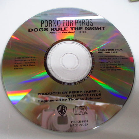 PORNO FOR PYROS (ポルノ・フォー・パイロス) - Dogs Rule The Night (US プロモ CD)