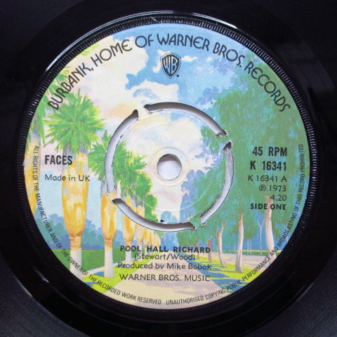 FACES - Pool Hall Richard (UK Orig.Round Centre)