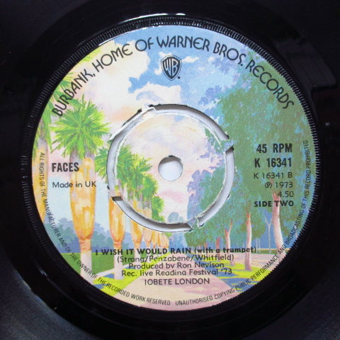 FACES (フェイセス) - Pool Hall Richard (UK Orig.Round Centre)