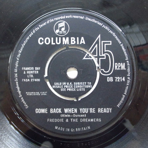 FREDDIE AND THE DREAMERS (フレディー&ザ・ドリマーズ) - Over You (UK Orig.)