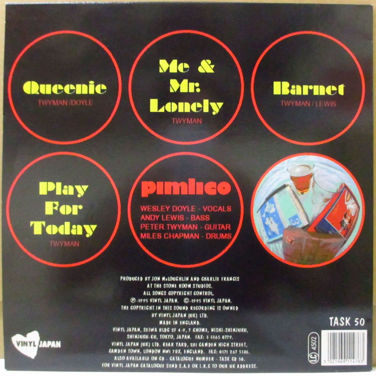 PIMLICO (ピムリコ) - Pimlico EP (UK オリジナル 12")