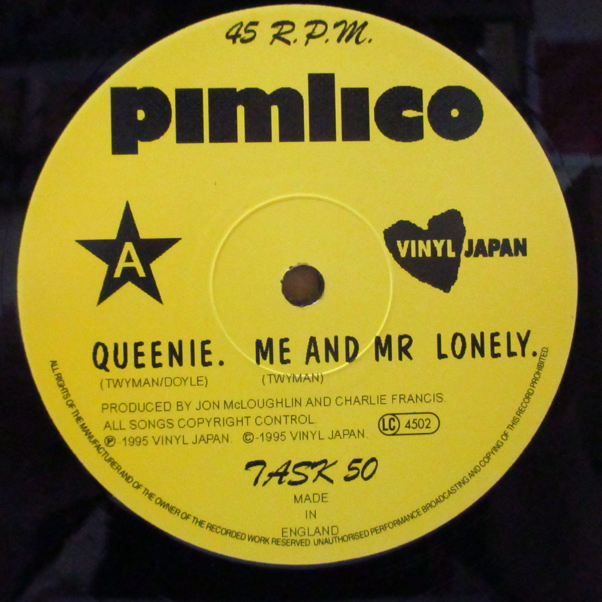 PIMLICO (ピムリコ) - Pimlico EP (UK オリジナル 12")