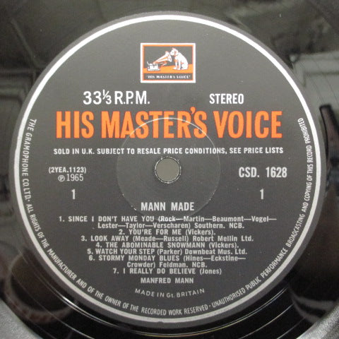 MANFRED MANN (マンフレッド・マン) - Mann Made (UK:Orig.STEREO)