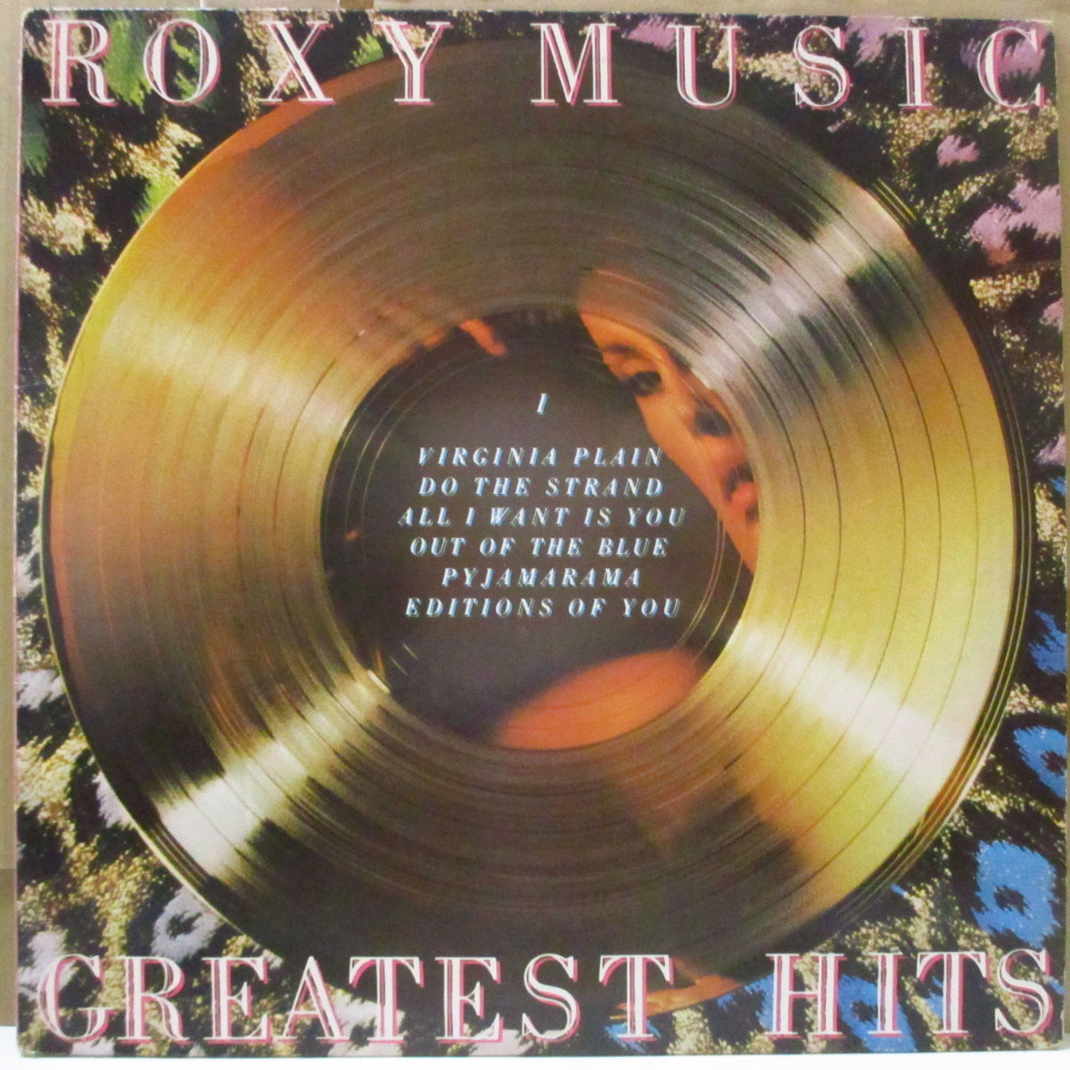 ROXY MUSIC (ロキシー・ミュージック) - Greatest Hits (UK オリジナル「ピクチャーラベ」LP+ソフト紙インナー/光沢ジャケ)