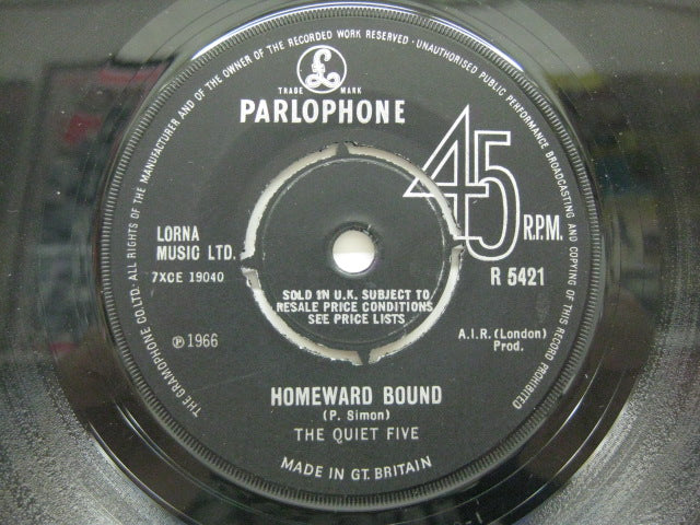 QUIET FIVE - Homeward Bound / Ain't It Funny What