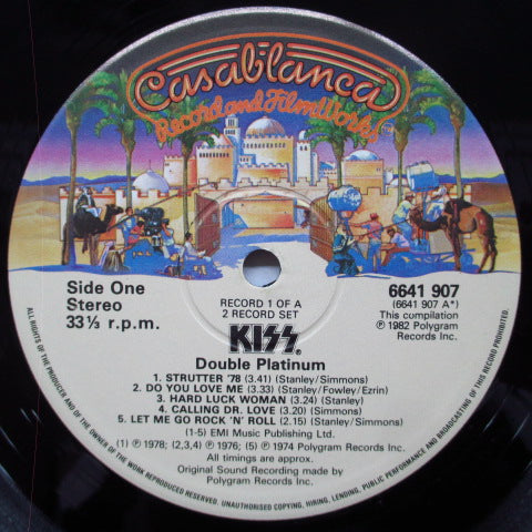 KISS (キッス) - Double Platinum (UK Reissue 2 x LP/GS)