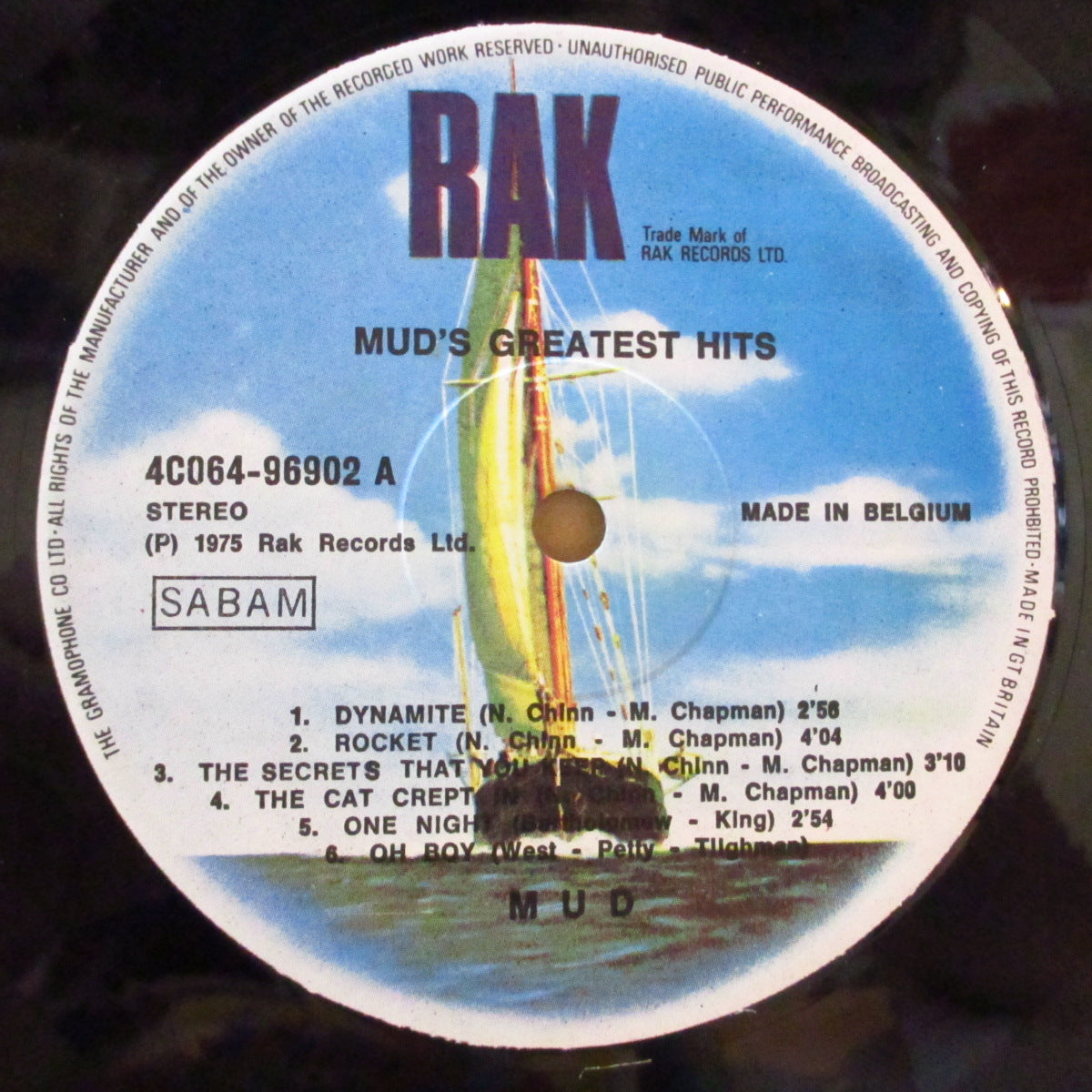 MUD - Mud's Greatest Hits (Belgium Orig.LP/CS)