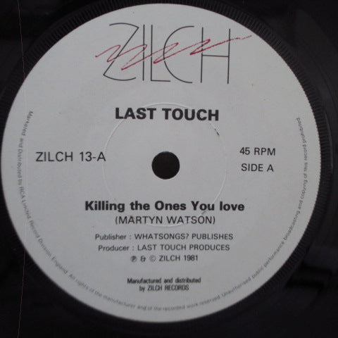 LAST TOUCH-Killing The Ones You Love (UK Orig.7 "+ Die-Cut CS)