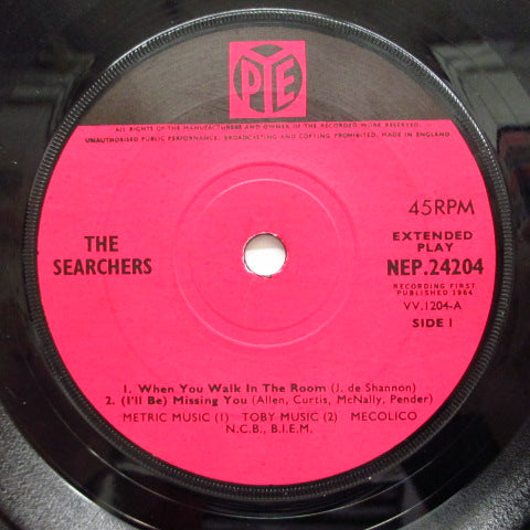 SEARCHERS (サーチャーズ) - When You Walk In The Room (UK Orig.EP/CFS)
