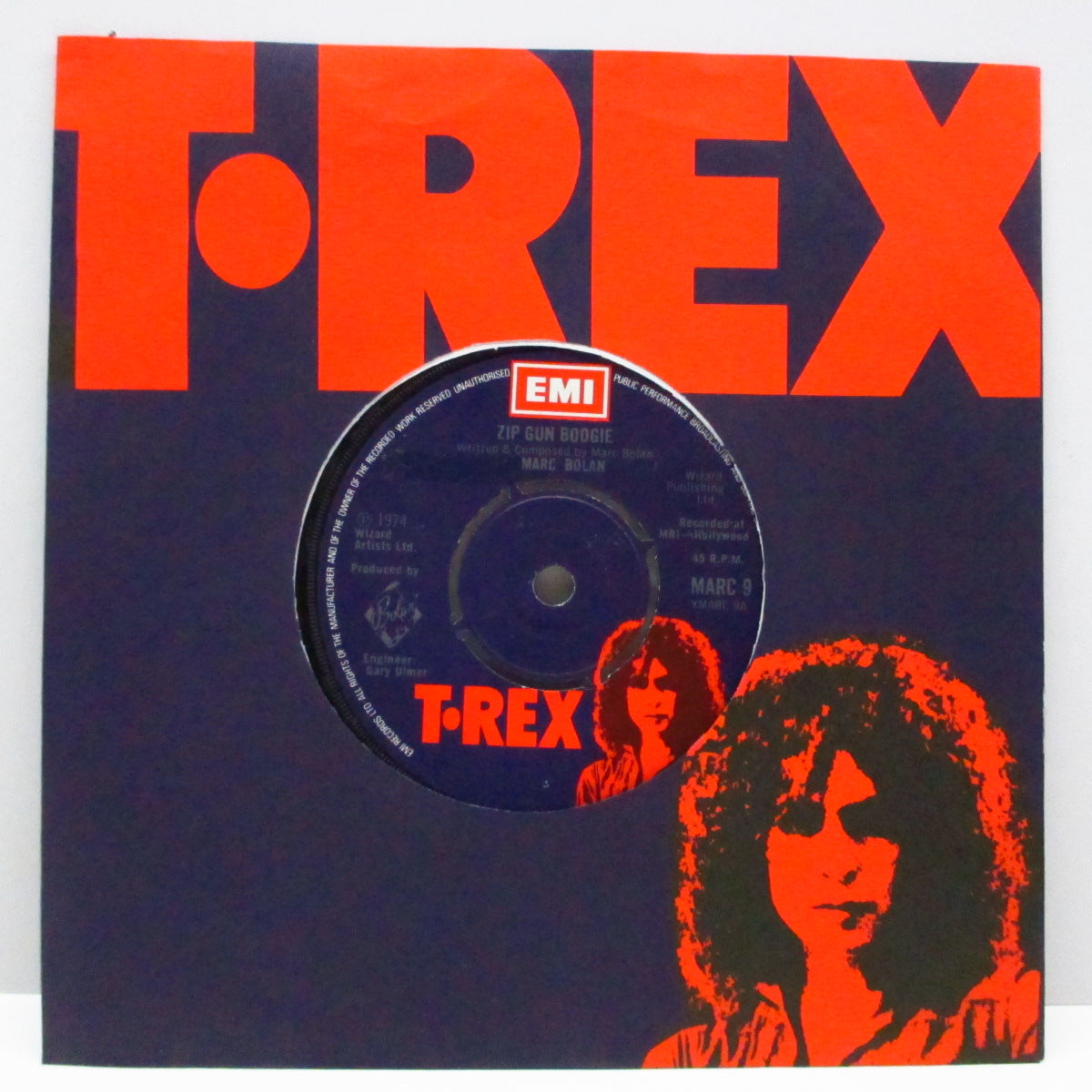 T.REX (T・レックス) - Zip Gun Boogie (UK Orig.7"+CS)