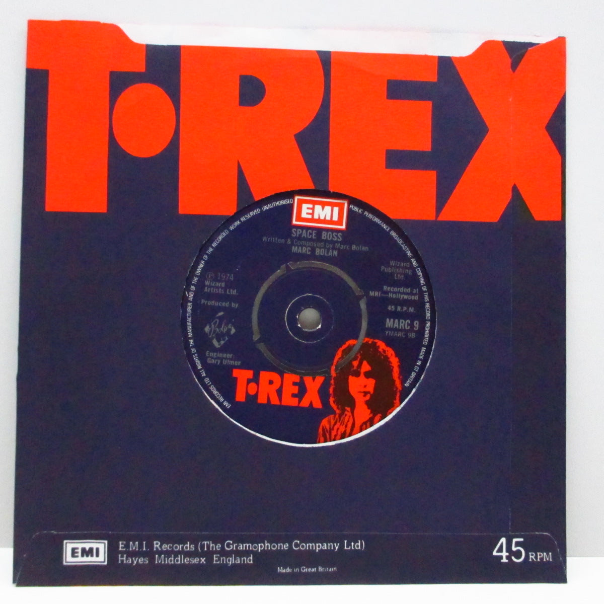 T.REX (T・レックス) - Zip Gun Boogie (UK Orig.7"+CS)