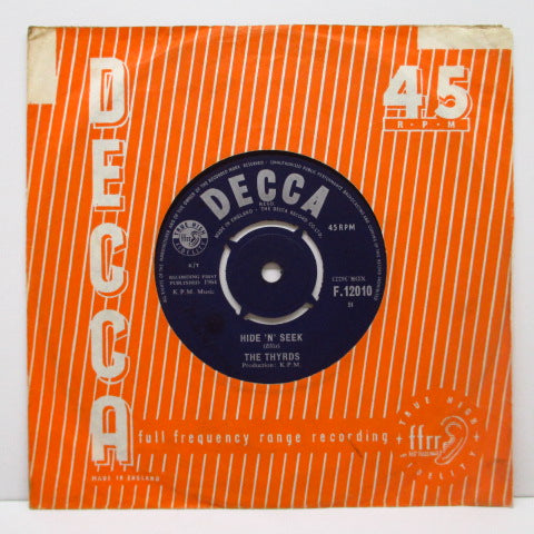 THYRDS - Hide 'n' Seek (UK Orig.7"+CS)