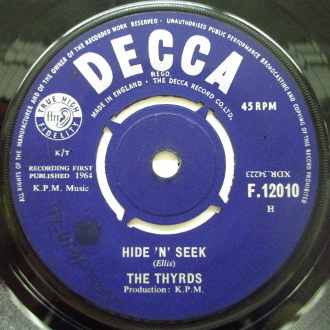 THYRDS - Hide 'n' Seek (UK Orig.7"+CS)