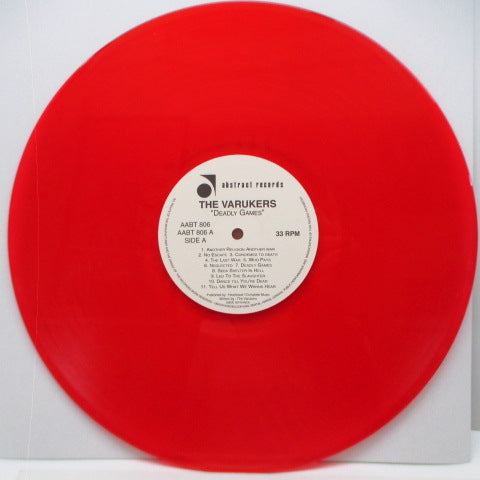 VARUKERS, THE (ザ・ヴァルカーズ) - Deadly Games (UK 限定「レッドヴァイナル」LP)