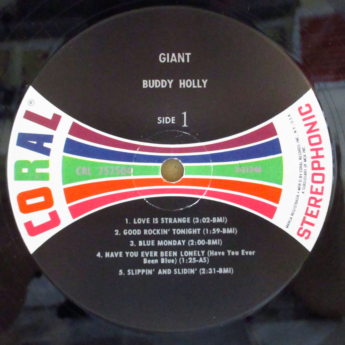 BUDDY HOLLY (バディ・ホリー) - Giant (US Orig.Stereo LP)