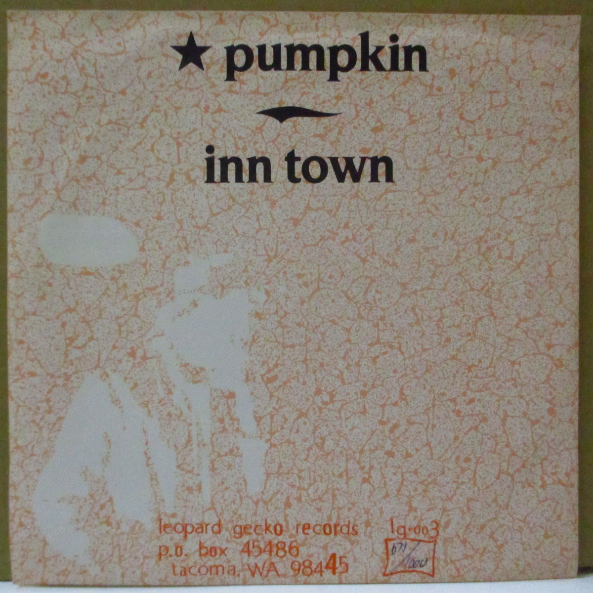 WWAX (ワックス) - Pumkin (US Orig.Purple Vinyl 7"/Numbered Orange PS)