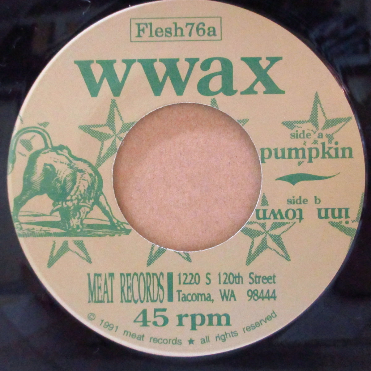 WWAX (ワックス) - Pumkin (US Reissue 7"/Green PS)