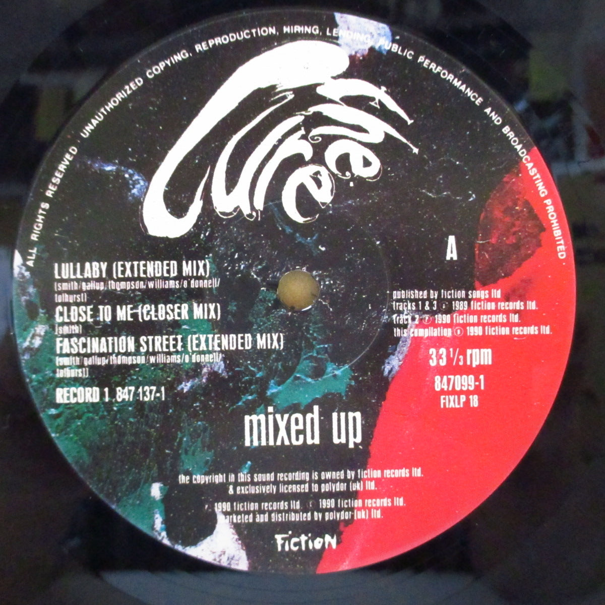 CURE, THE (ザ・キュアー) - Mixed Up (UK オリジナル 2xLP+インナー/レアステッカー2枚付きマットジャケ)