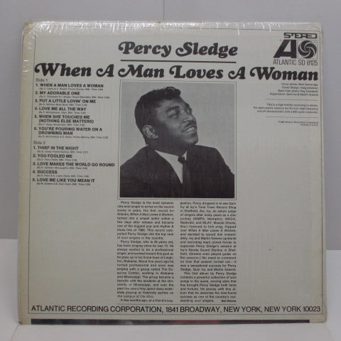 PERCY SLEDGE (パーシー・スレッジ) - When A Man Loves A Woman (US:2nd Press STEREO)