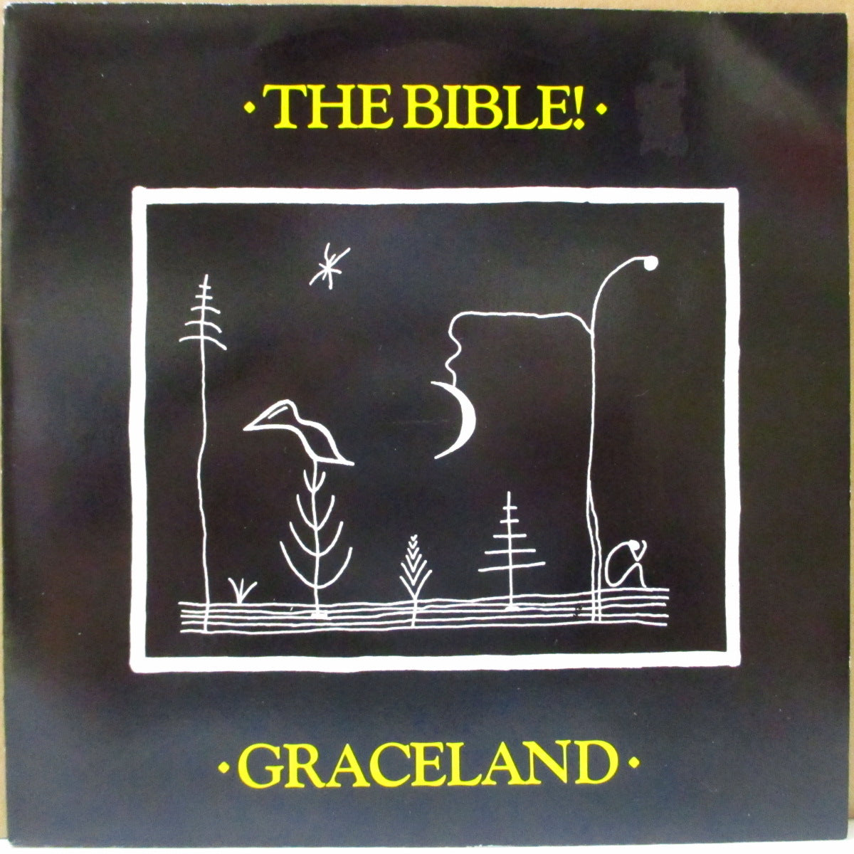BIBLE, THE (ザ・バイブル) - Graceland (UK 初回「Backs社」オリジナル 7"+初回「黄文字・黒色」光沢固紙ジャケ)