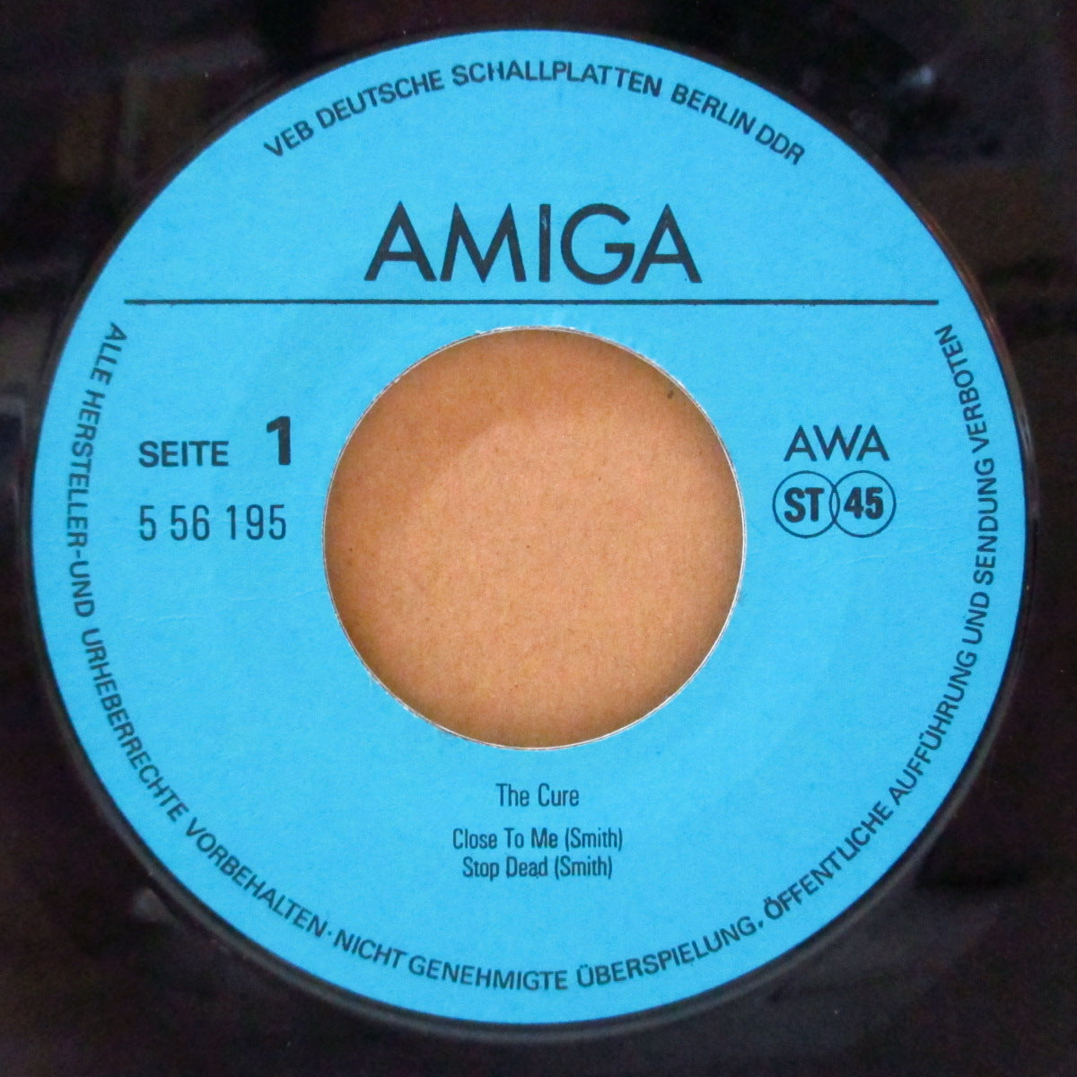 CURE, THE (ザ・キュアー) - S.T./ Close To Me +3 (East German オリジナル 4-Track 7"EP+PS)