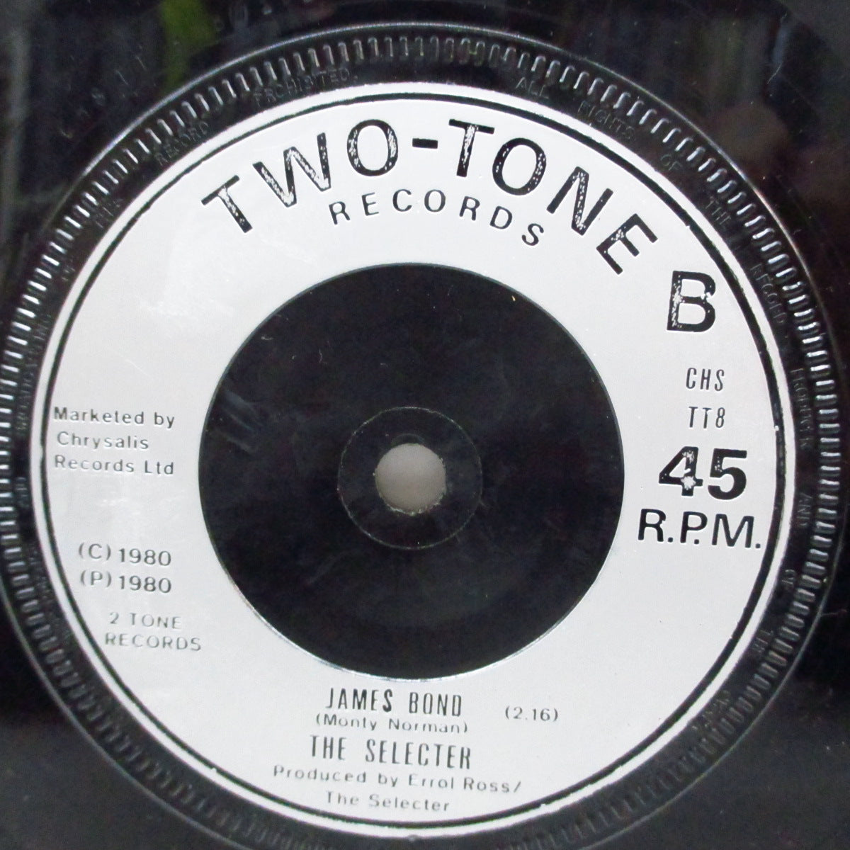 SELECTER, THE (ザ ・セレクター) - Three Minute Hero (UK '80 再発銀ラベ「フラットセンター」7"+カンパニースリーブ)