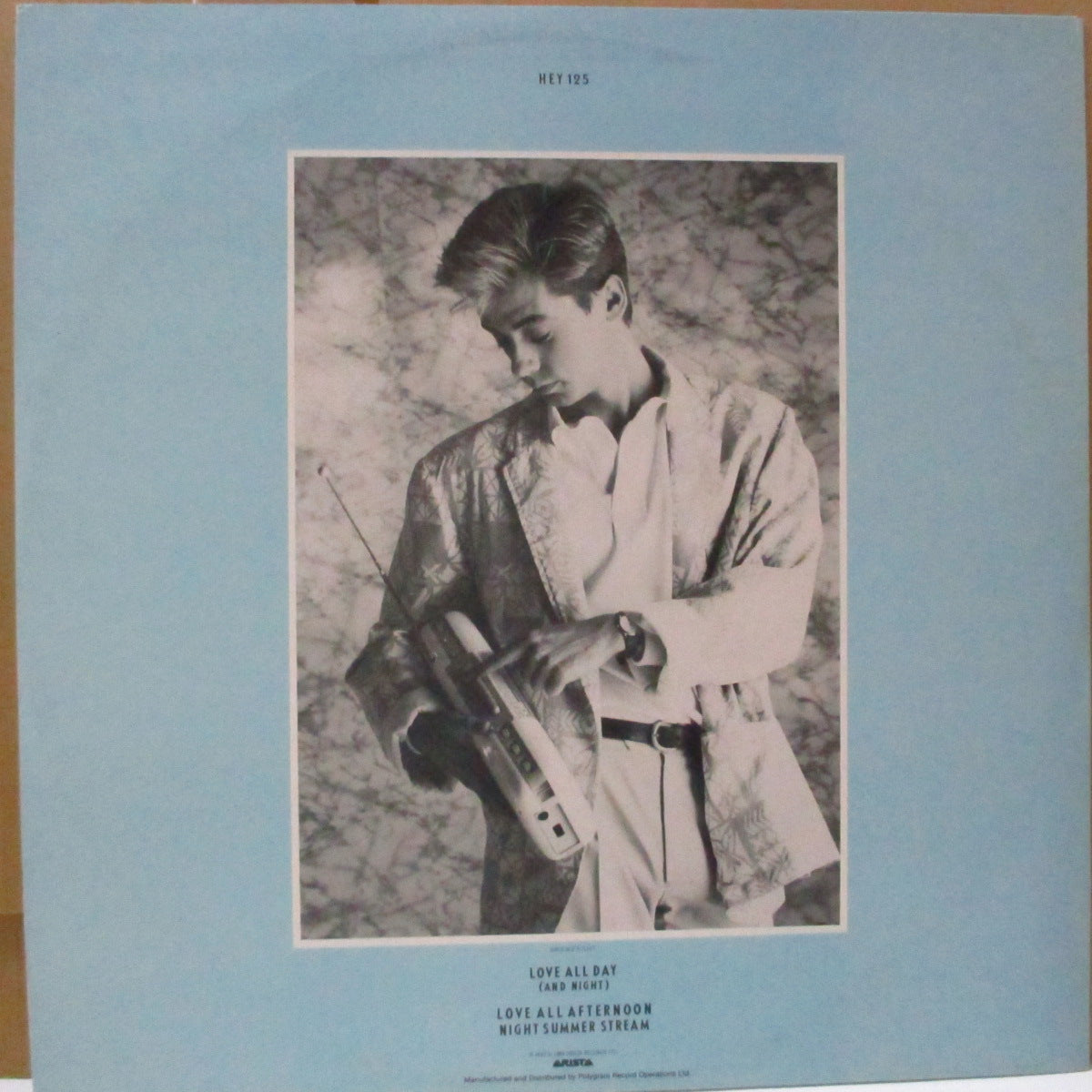 NICK HEYWARD (ニック・ヘイワード) - Love All Day - And Night +2 (UK オリジナル 12"+ポスター/ステッカー付きマットジャケ)