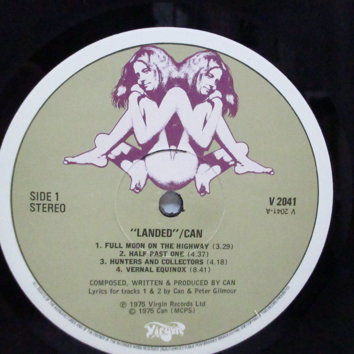 CAN (カン) - Landed (UK オリジナル「紫双子ビーナス、薄茶ラベ」LP/両面コーティングジャケ)