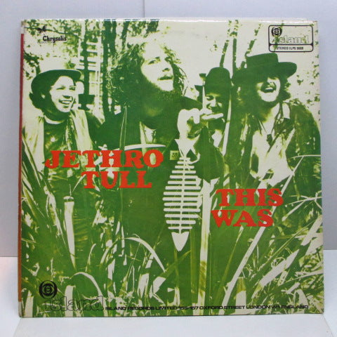JETHRO TULL (ジェスロ・タル) - This Was (UK オリジナル「ピンクラベ」ステレオLP/表面コーティング見開ジャケ) '68年デビューアルバム!