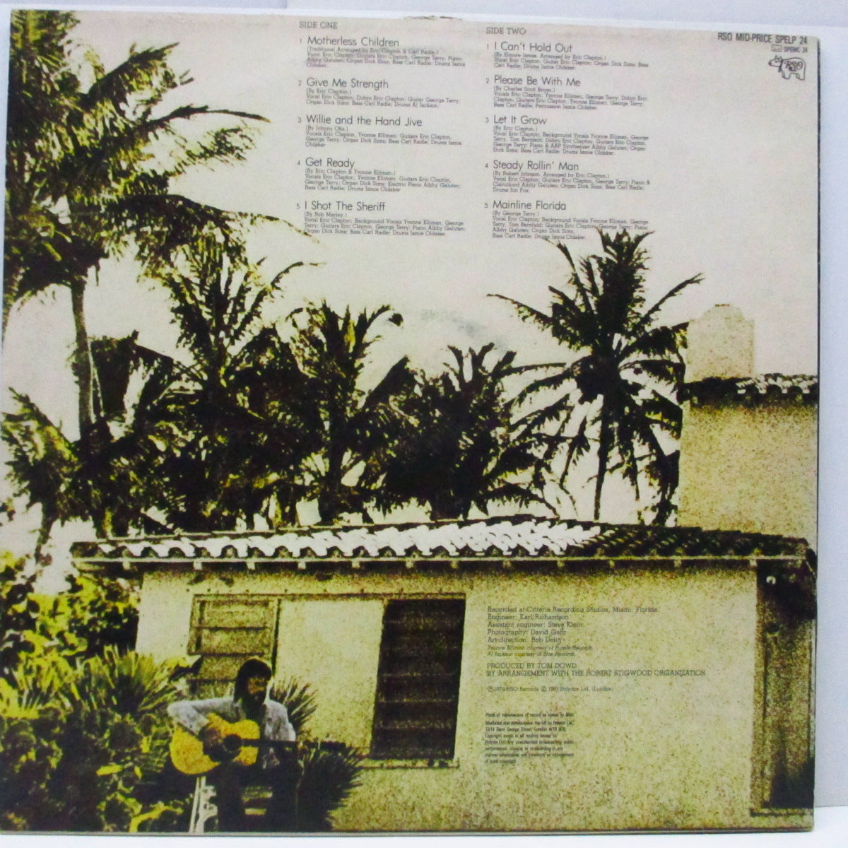 ERIC CLAPTON (エリック・クラプトン) - 461 Ocean Boulevard (UK '83 再発 LP+マットCVR/SPELP 24)