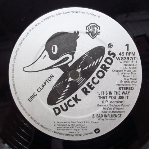 ERIC CLAPTON (エリック・クラプトン) - It's In The Way That You Use It (UK Orig.12")
