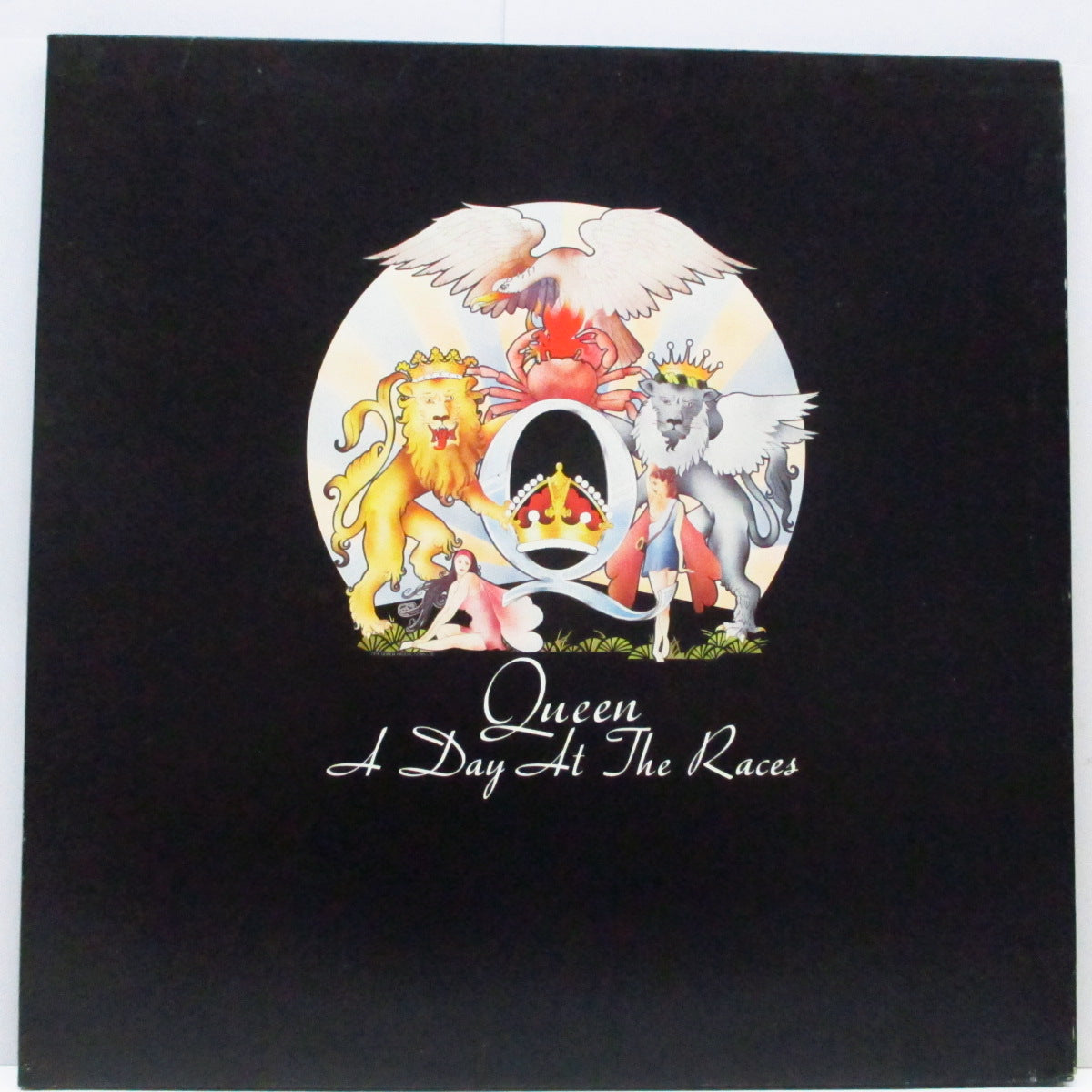 QUEEN (クイーン) - A Day At The Races (UK オリジナル LP+ダイカットインナー/マット見開ジャケ)