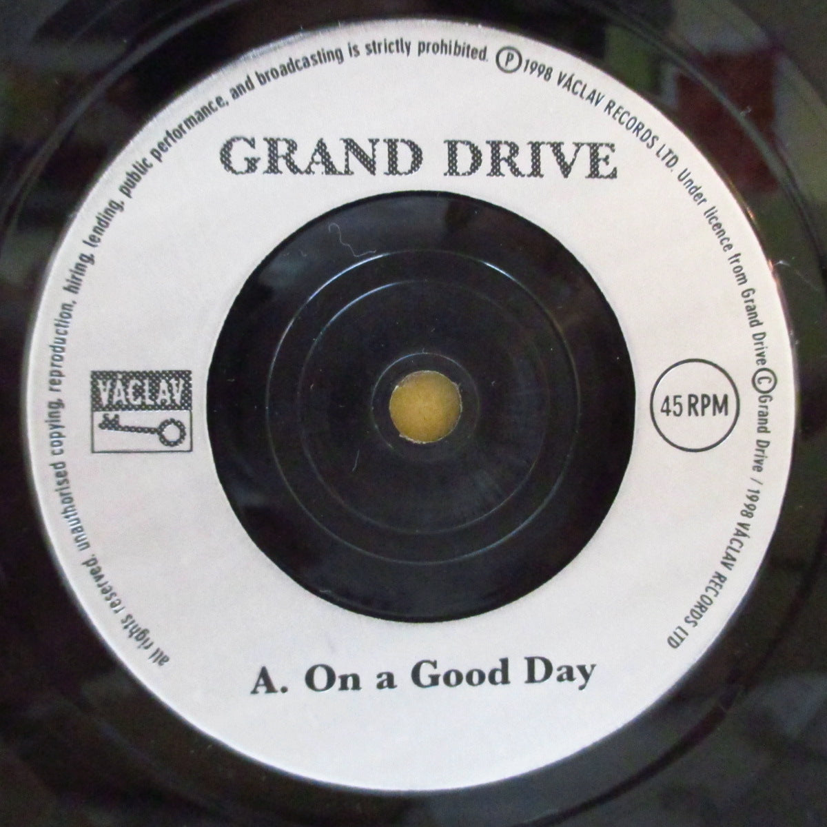GRAND DRIVE (グランド・ドライヴ) - On A Good Day (UK Orig.7")