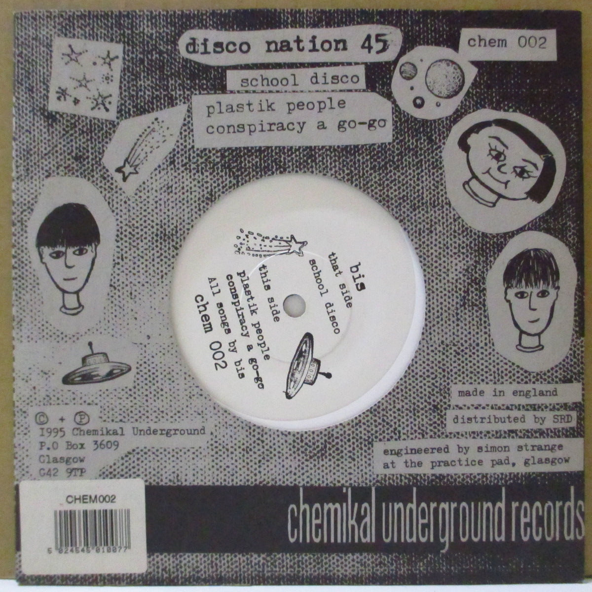 BIS (ビス) - Disco Nation 45 (UK Orig.7"/Die-Cut PS)