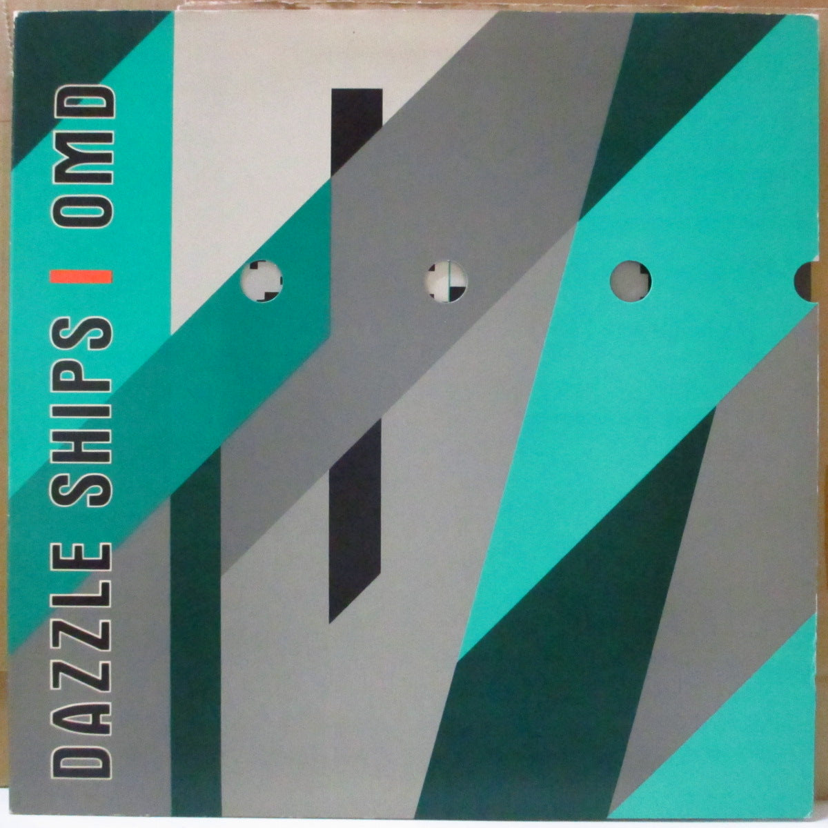 O.M.D. (Orchestral Manoeuvres In The Dark) (オーケストラル・マヌーヴァーズ・イン・ザ・ダーク) - Dazzle Ships (UK オリジナル LP+インナー/特殊ダイカットマット見開きジャケ)