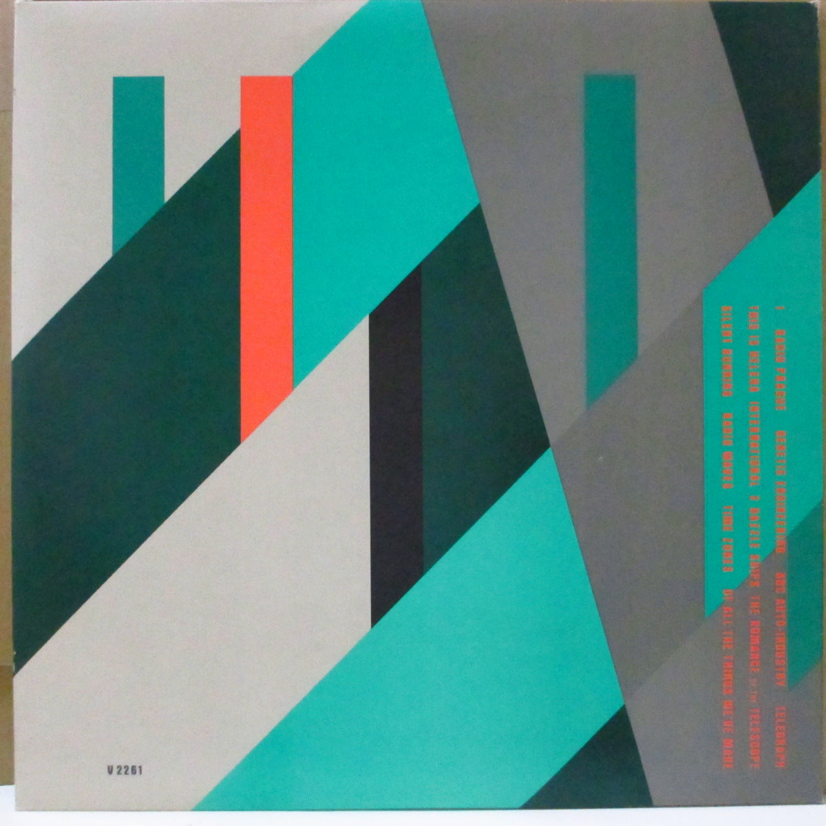 O.M.D. (Orchestral Manoeuvres In The Dark) (オーケストラル・マヌーヴァーズ・イン・ザ・ダーク) - Dazzle Ships (UK オリジナル LP+インナー/特殊ダイカットマット見開きジャケ)