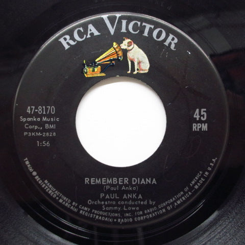 PAUL ANKA - Remember Diana (Orig)