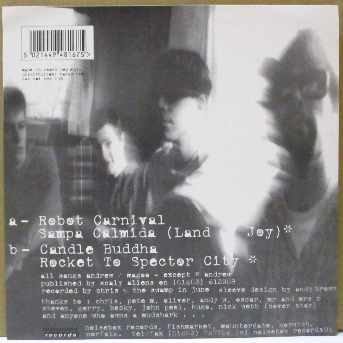 MAGOO (マグー) - Robot Carnival +3 (UK Orig.Blue Vinyl 7")