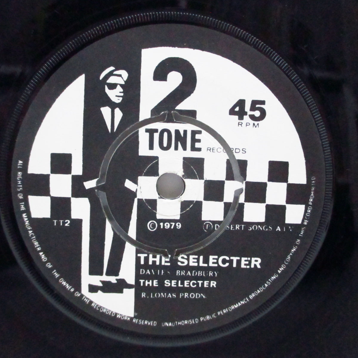 SPECIAL AKA, THE / SELECTER, THE (ザ ・スペシャル AKA / ザ ・セレクター) - Gangsters / The Selecter (UK '79 再発「紙ラベ、ラウンドセンター」7"+再発カンパニースリーブ/マトTT+1-3)