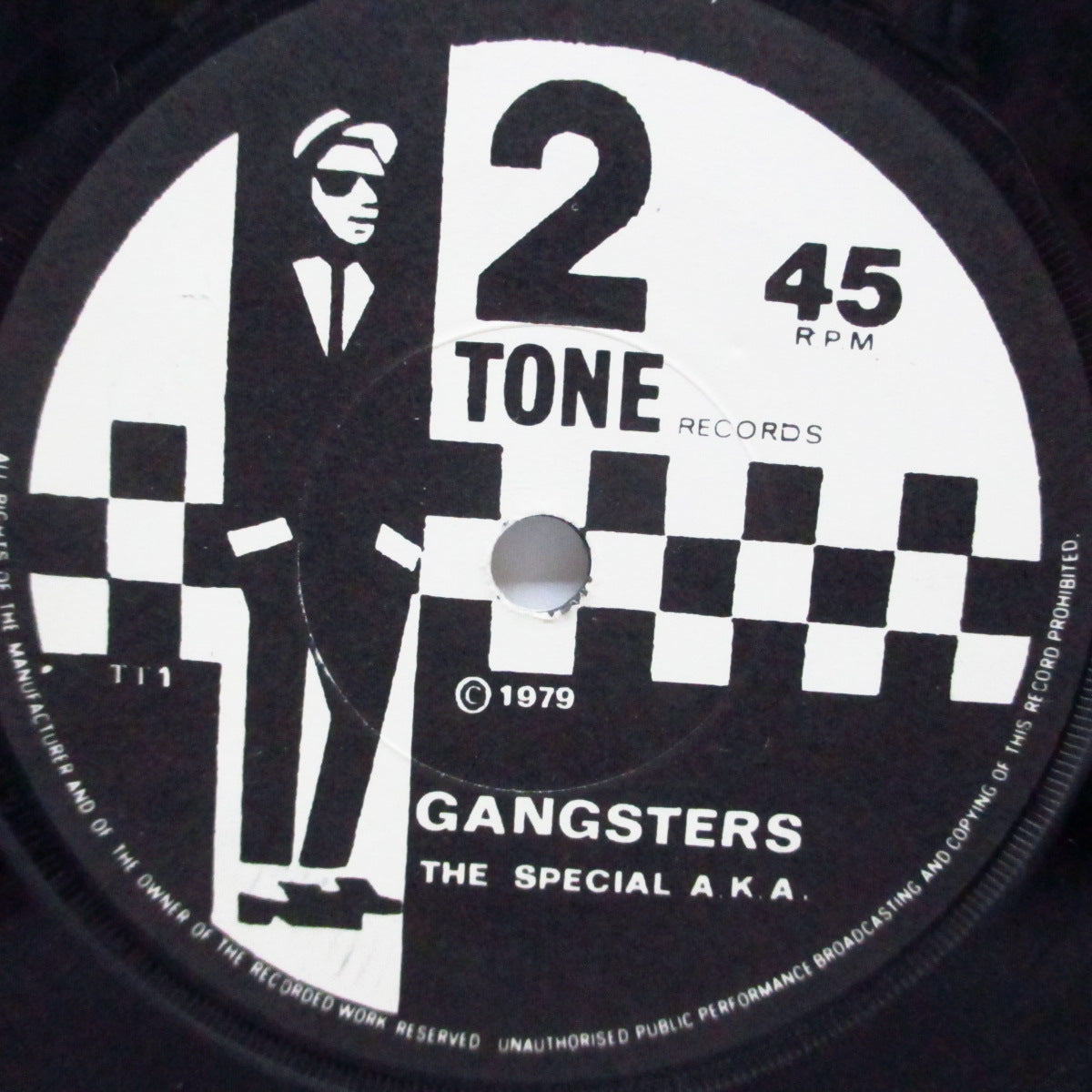 SPECIAL AKA, THE / SELECTER, THE (ザ ・スペシャル AKA / ザ ・セレクター) - Gangsters / The Selecter (UK '79 再発「紙ラベ、フラットセンター」7"+再発カンパニースリーブ/マトTT1-4)