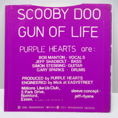 PURPLE HEARTS (パープル・ハーツ) - Plane Crash (UK Orig.7")