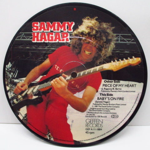 SAMMY HAGAR (サミー・ヘイガー) - Piece Of My Heart (UK Ltd.Picture)