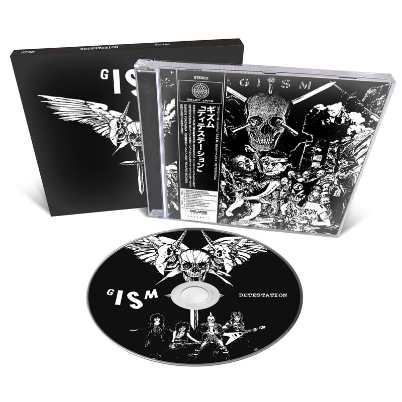 G.I.S.M. (ギズム) - Detestation (US '20「正規」限定再発 CD+スリップケース / New) BEAST ARTSのステッカー付き !