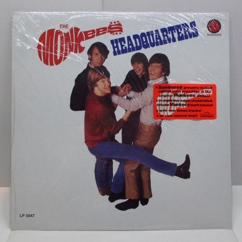 MONKEES - Headquarters (US '96 Re Red Vinyl Stereo LP)